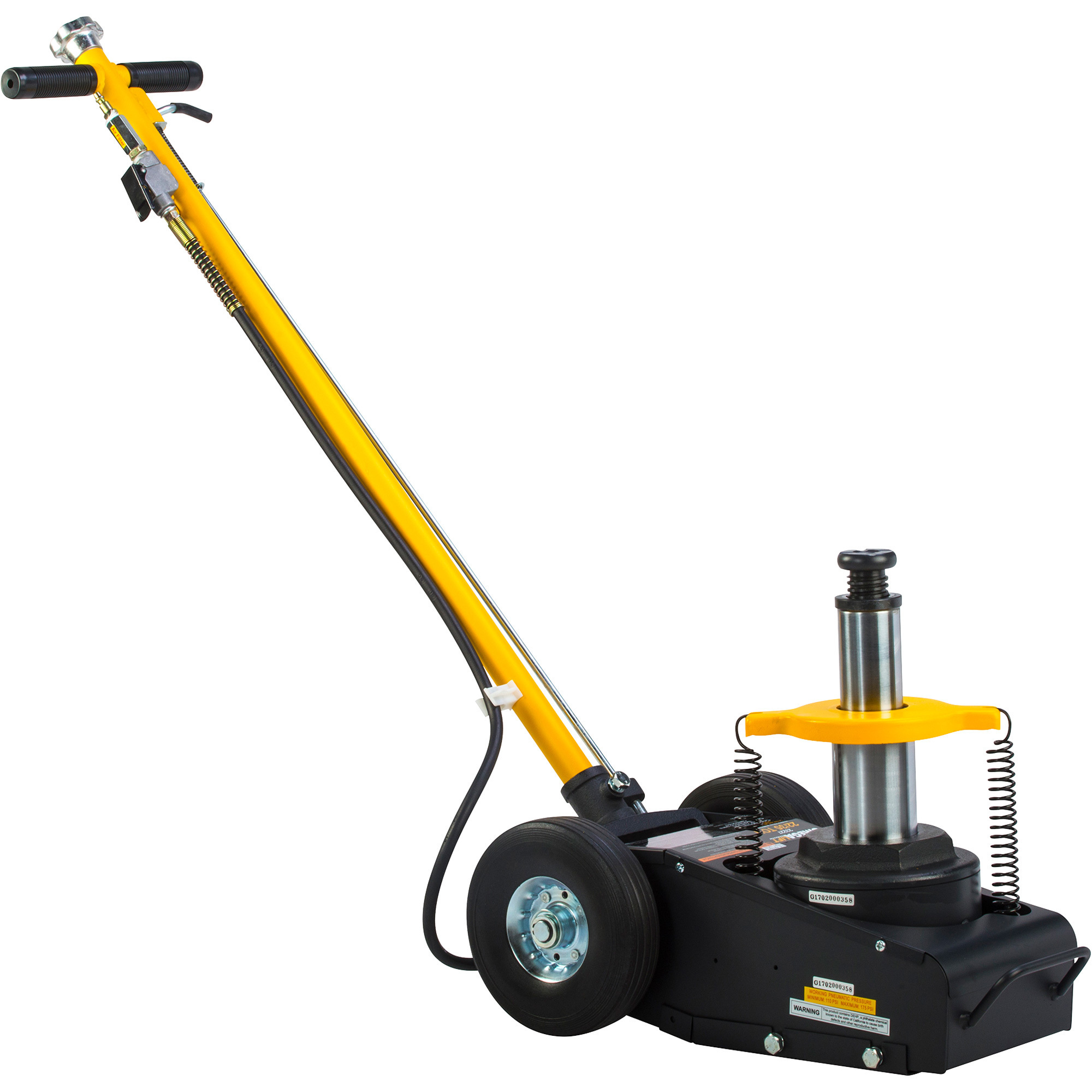 Omega 2-Stage Air/Hydraulic Jack, 22-/35-Ton Capacity, Model# 23227